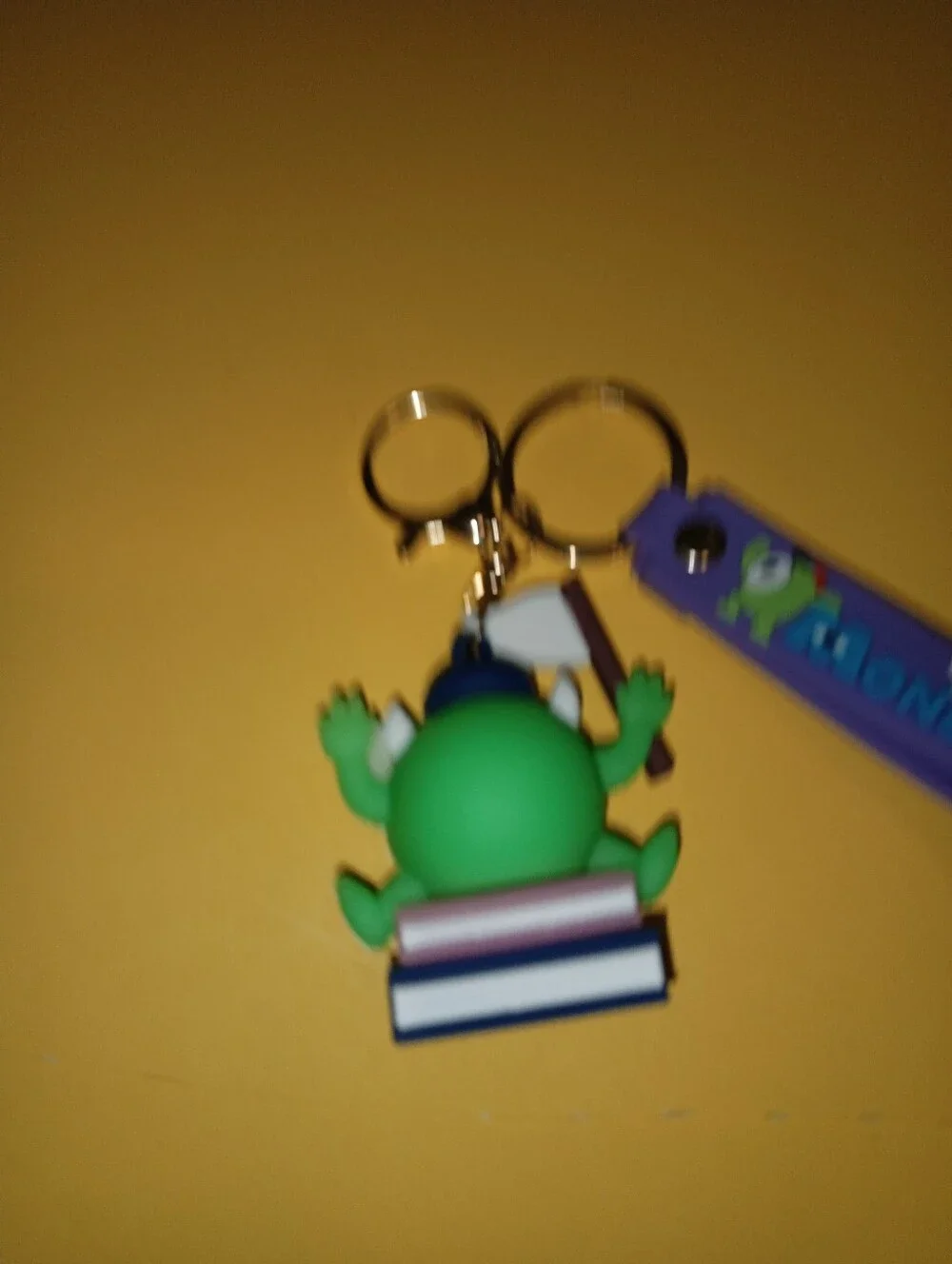 Mike Wazowski Keychain - Disney Inspired Green Spherical Cyclops,  Monster's Inc